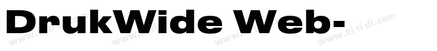 DrukWide Web字体转换
